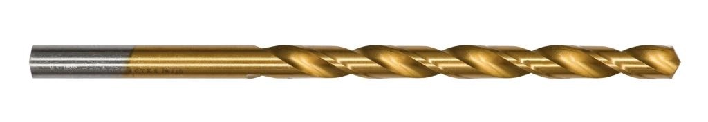 Сверла по металлу удлиненные din 340 сплав Р6М5 HSS M2 TIN упак. пласт. бокс