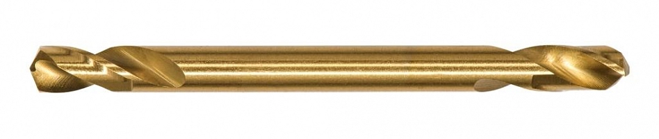 Сверла по металлу двусторонние din 1897 сплав P6M5 HSS M2 TIN (6542) упак. пласт. бокс