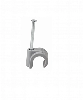 SCH Крепежная скоба Sormat (серая) для круглого электрического кабеля